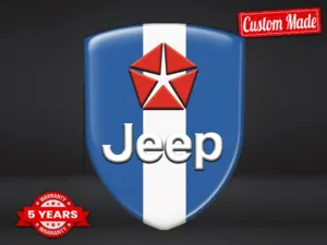 Jeep Insignias Automotrices Pro Máximo Estilo Diseño Estilizado